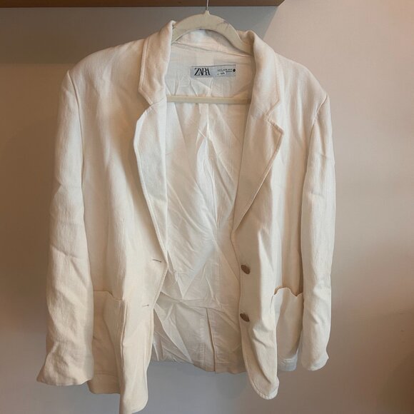 White Blazer Zara - Picture 1 of 2